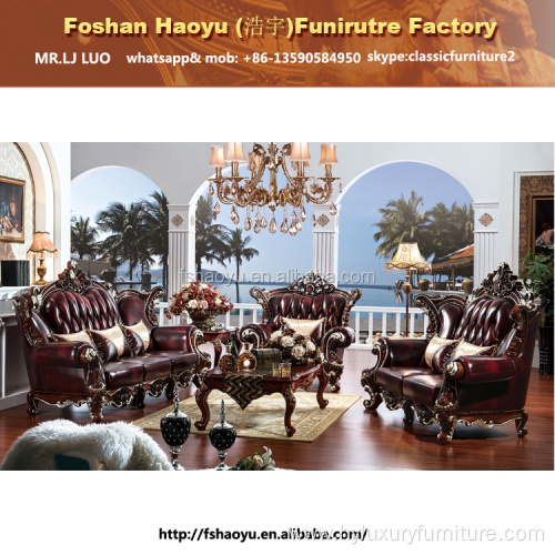 Royal Dubai Genuine Leather Arab Sofa